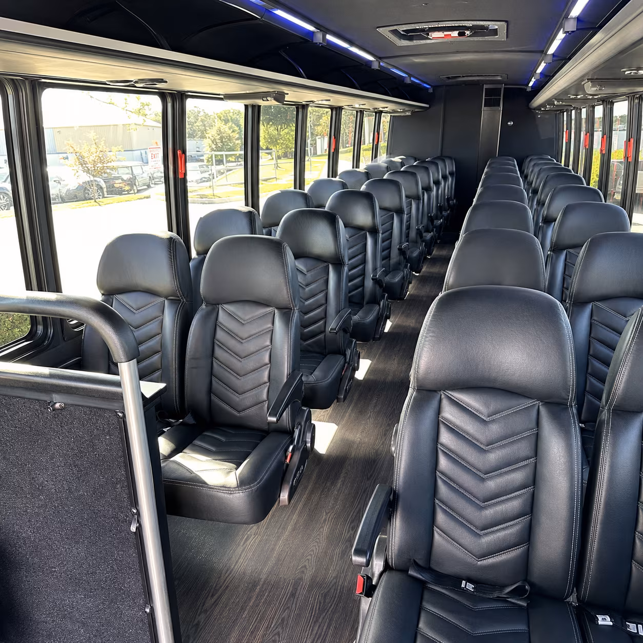 28 passenger minibus inside