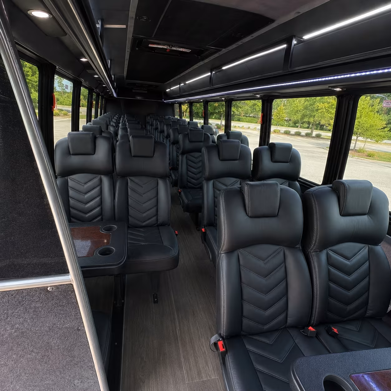 30 passenger minibus interior