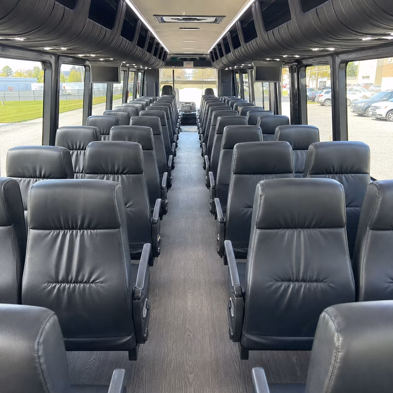 35 passenger minibus interior