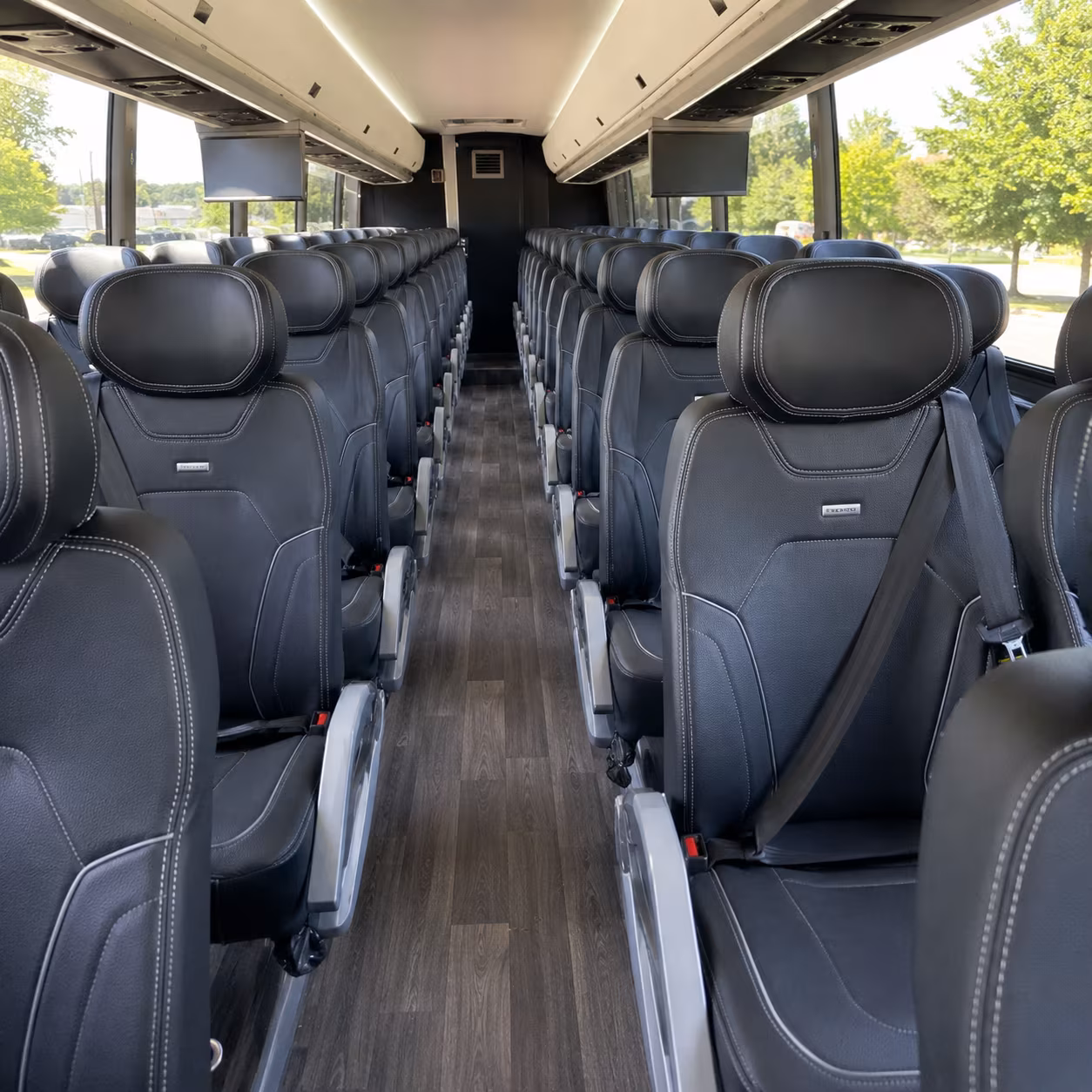 charter buses for trade show attendees at expo square in tulsa