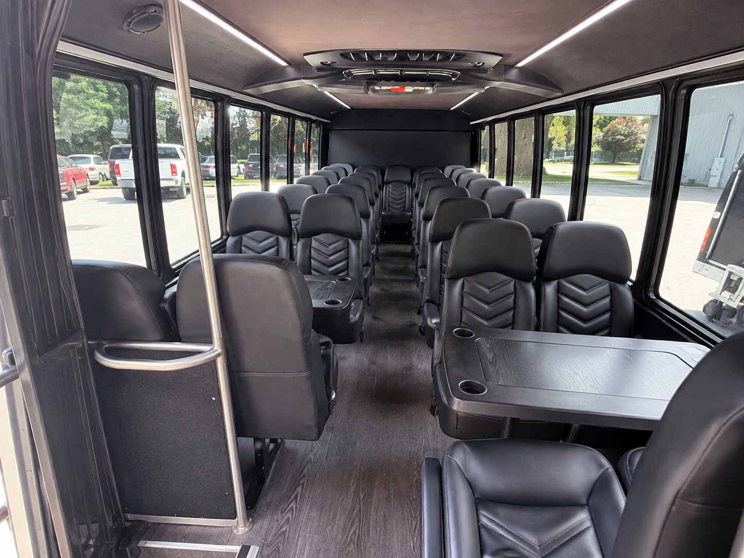 tulsa 18 passenger minibus interior