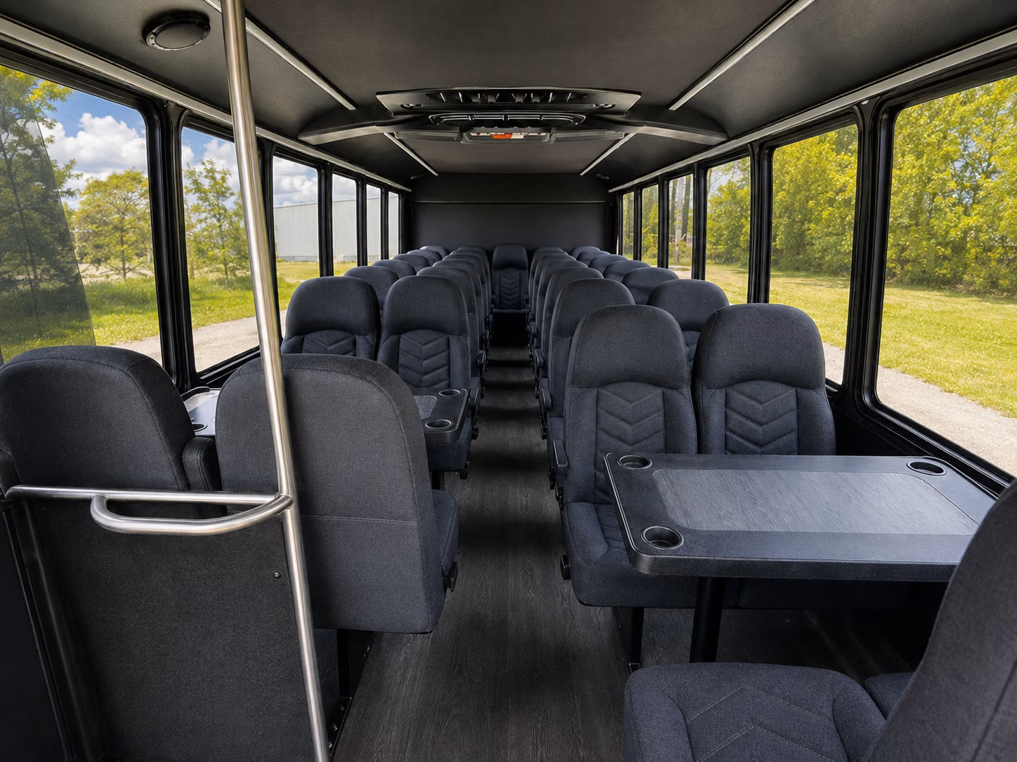 tulsa 20 passenger minibus interior