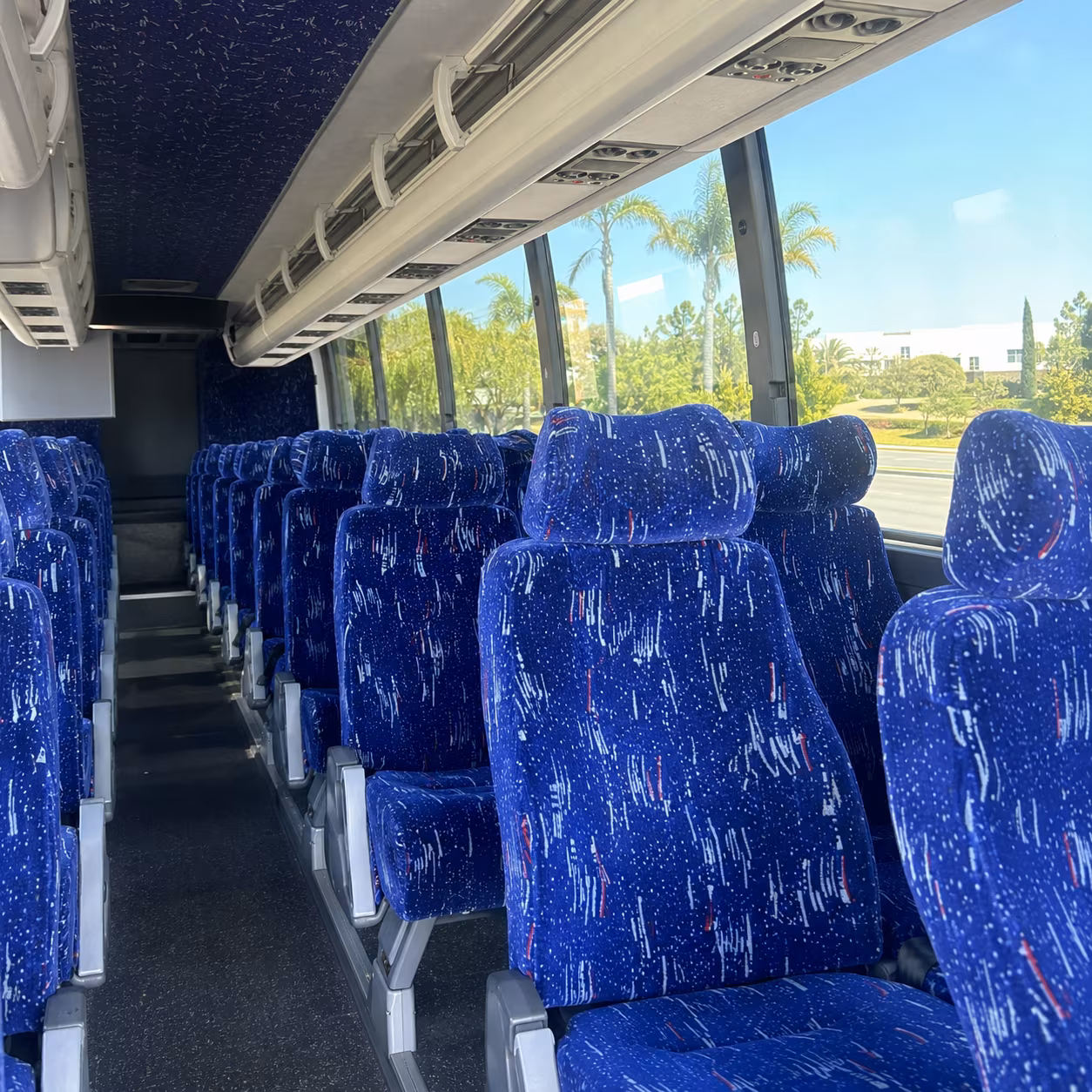tulsa charter bus inside