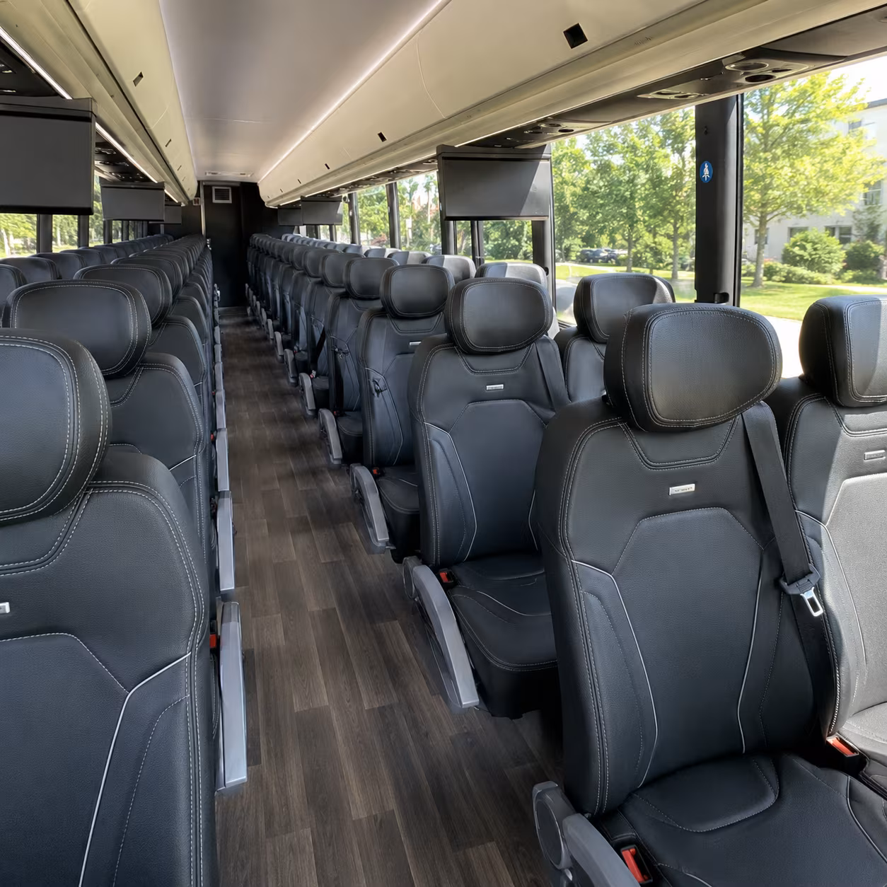tulsa charter bus interior